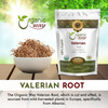 Organic Way Valerian Root Cut & Sifted (Valeriana officinalis)