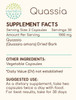 HerbEra Quassia 60 Capsules, 500 mg, Wildcrafted Quassia (Quassia Amara) Dried