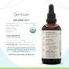 Gentian B120 Alcohol-Free Herbal Extract Tincture, Concentrated Liquid Drops