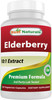Best Naturals Elderberry Sambucus Nigra Extract 10:1 500 mg 120 Veg Capsules