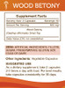 Secrets of the Tribe Wood Betony 120 Capsules, Made with Vegetable Capsules