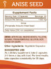 Secrets of the Tribe Anise Seed 60 Capsules, 1000 mg, Anise (Pimpinella Anisum)