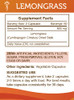 Secrets of the Tribe Lemongrass 120 Capsules, 800 mg, Lemongrass (Cymbopogon