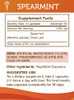 Secrets of the Tribe Spearmint Capsules 1000 mg Spearmint (Mentha spicata) Dried