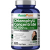 NusaPure Chlorophyll 200:1 Extract, 400 mg Equivalent to 80,000mg 60 Veggie Caps
