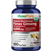 NusaPure Red Korean Panax Ginseng 20:1 Extract, 450 mg Equivalent to 9,000 mg