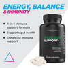 Livingood Daily Immune Support Supplement, 4-in-1 Formula with Oregano Oil