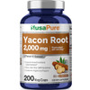 NusaPure Yacon Root Extract 2000mg 200 Vegetarian Capsules (Extract 4:1