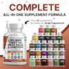 Clean Nutraceuticals Lions Mane 20in1 Mushroom Supplement with Turkey Tail