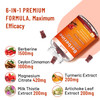 1500mg Berberine Gummies, High Potency Berberine Supplement with Ceylon Cinnamon