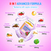 VZOXAINS Berberine with Ceylon Cinnamon Gummies, High Potency Berberine HCI