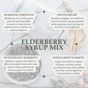 Elanen Naturals Organic Elderberry Syrup Kit, Makes up to 24 oz, Includes