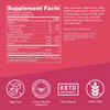 Bulletproof Sugar-Free Raspberry Elderberry Immune Gummies, 60 Count, Keto