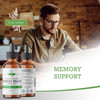 Pura Herba Ginkgo Biloba Extract Liquid 2 Fl Oz, Supplements for Brain Function
