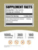 BulkSupplements.com Lion's Mane Mushroom Extract Capsules