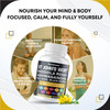 GUDOMET St. John's Wort Rhodiola Rosea Ashwagandha Holy Basil Valerian Chamomile