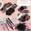 YANRONG 755PCS Hair Accessories for Woman Set Seamless Ponytail Holders Variety Hair Scrunchies Hair Bands Scrunchy Hair Ties For Thick and Curly (Mi