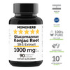 MONOHERB Amorphophallus konjac Radix Extract Glucomannan 1000 mg