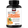 FORCE FACTOR Better Turmeric Curcumin 1600mg with Black Pepper & Ginger