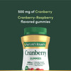 Nature's Bounty Cranberry Gummies, Urinary Tract Support, 500 mg, Cran-Raspberry
