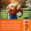 Turmeric Gummies for Adults & Kids with Ginger & Black Pepper Extract