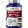 NusaPure Magnolia Bark 20:1 Extract, 250 mg Equivalent to 5,000 mg 200 Vegan