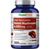 NusaPure Reishi Mushroom Extract 20:1 Extract, 200 mg Equivalent to 4000mg per