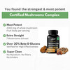 Mushroom Supplement Extracts of Lions Mane Cordyceps Chaga Reishi Turkey Tail