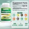 Best Naturals Astragalus Capsule, 1000 mg, 120 Count (Pack of 3)