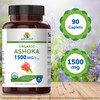 Brieofood Organic Ashoka 1500mg, 45 Servings, Vegetarian, Gluten Free, 90 Vegetarian Tablets