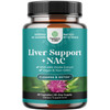 Liver Support NAC Supplement with Milk Thistle for Liver Cleanse Detox & Repair