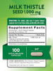 Nature's Truth Milk Thistle Seed Extract 1000mg