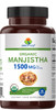 Brieofood Organic Manjistha 1500mg, 45 Servings, Vegetarian, Gluten Free, 90