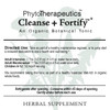 Maine Medicinals Cleanse + Fortify Organic Liver Detox and Kidney Cleanse