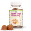 Pharmvista USDA Organic Ginger Gummies 200mg 90 Count for Nausea Management