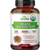 Zazzee USDA Organic Valerian Root 10:1 Extract, 3000 mg Strength, 120 Vegan