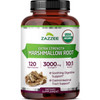 Zazzee USDA Organic Marshmallow Root 10:1 Extract, 3000 mg Strength, 120 Vegan