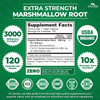 Zazzee USDA Organic Marshmallow Root 10:1 Extract, 3000 mg Strength, 120 Vegan