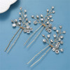 3pcs Crystal Wedding Hair Pieces, Handmade Rhinestone Bridal Hair Pin for Women, Girls, Bridesmaids - Bridal Hair Accessories