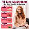 Sublingual Mushroom Complex, 18-in-1 Mushroom Supplement, Lions Mane, Reishi