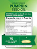 Nature's Truth Pumpkin Seed Oil - 3000mg - 75 Softgels