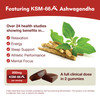 KSM-66 Ashwagandha Gummies - 600mg Organic Root Extract per Serving