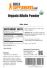 BulkSupplements.com Organic Alfalfa Grass Powder