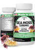 Lunakai USA Made Irish Sea Moss Capsules with Black Seed Oil, Ashwagandha
