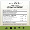 Herbal Roots Ashwagandha Capsules - Extra Strength 1,000mg per Serving