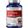 NusaPure Organic Tart Cherry 20:1 Extract, 1000 mg Equivalent to 20,000 mg 200