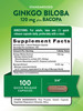Nature's Truth Ginkgo Biloba 120mg - Plus Bacopa