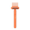 Orange Hair Brush Cleaning Tool,Comb Cleaning Brush Brush Cleaner Mini Hair Brush Remover for Removing Hair Dust Home and Salon Use Orange Styling To