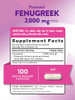 Nature's Truth Fenugreek Seed Capsules for Women - 100 Count
