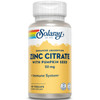 Solaray Zinc Citrate 50mg - Immune Function, Cellular & Skin Health Support